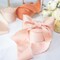 Frayed Satin Silk Ribbon 1.5" x 10 Yards x 3 Rolls Coral Dusty Coral Terracotta for Christmas Home Decor Gift Wrapping DIY Crafts Wedding Invitation Bouquets